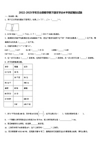 2022-2023学年乐业县数学四下期末学业水平测试模拟试题含解析