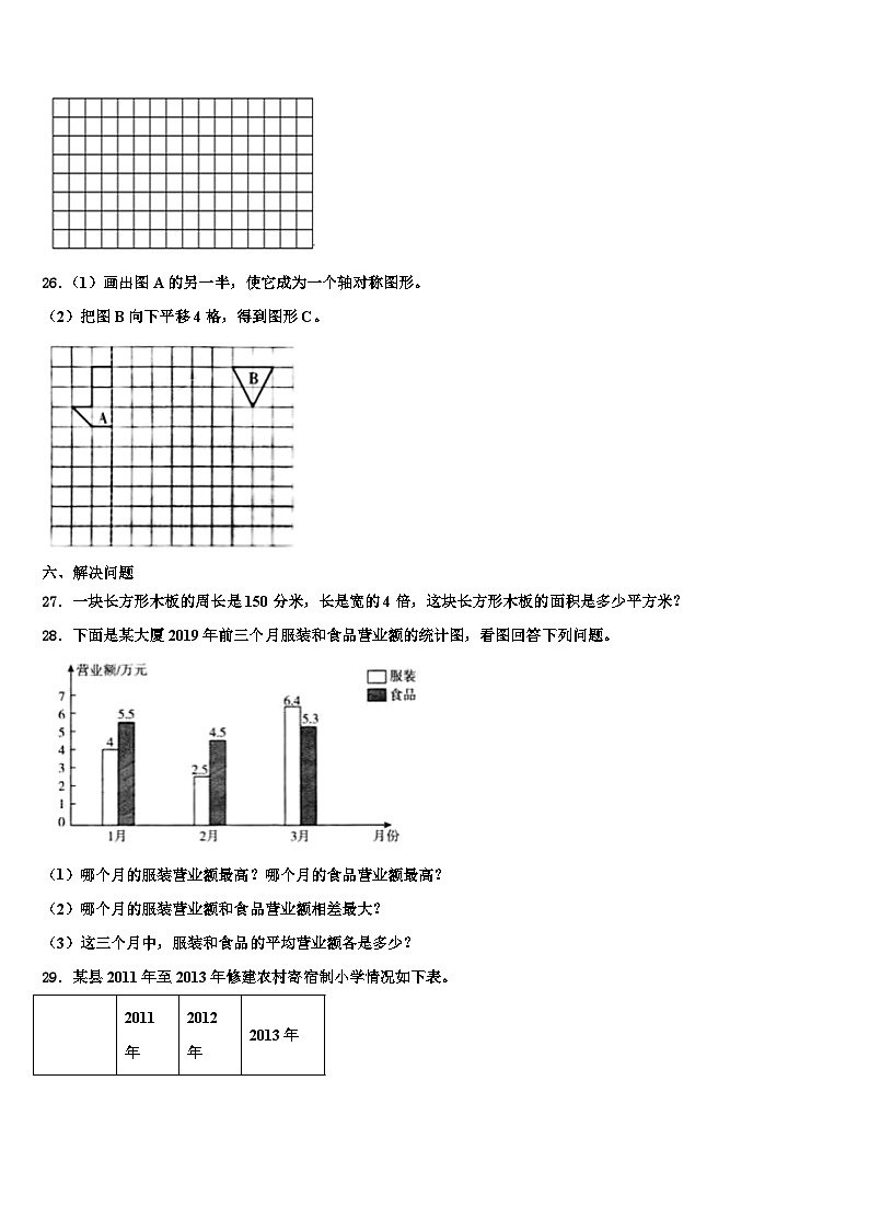 2022-2023学年攀枝花市米易县数学四下期末达标检测试题含解析第3页
