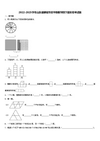 2022-2023学年山东省聊城市茌平县数学四下期末统考试题含解析