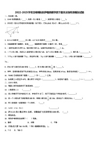 2022-2023学年日喀则地区萨嘎县数学四下期末达标检测模拟试题含解析