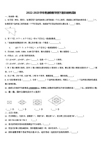 2022-2023学年桃源县数学四下期末调研试题含解析