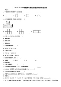 2022-2023学年梧州市藤县数学四下期末检测试题含解析