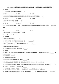 2022-2023学年梧州市长洲区数学四年级第二学期期末综合测试模拟试题含解析