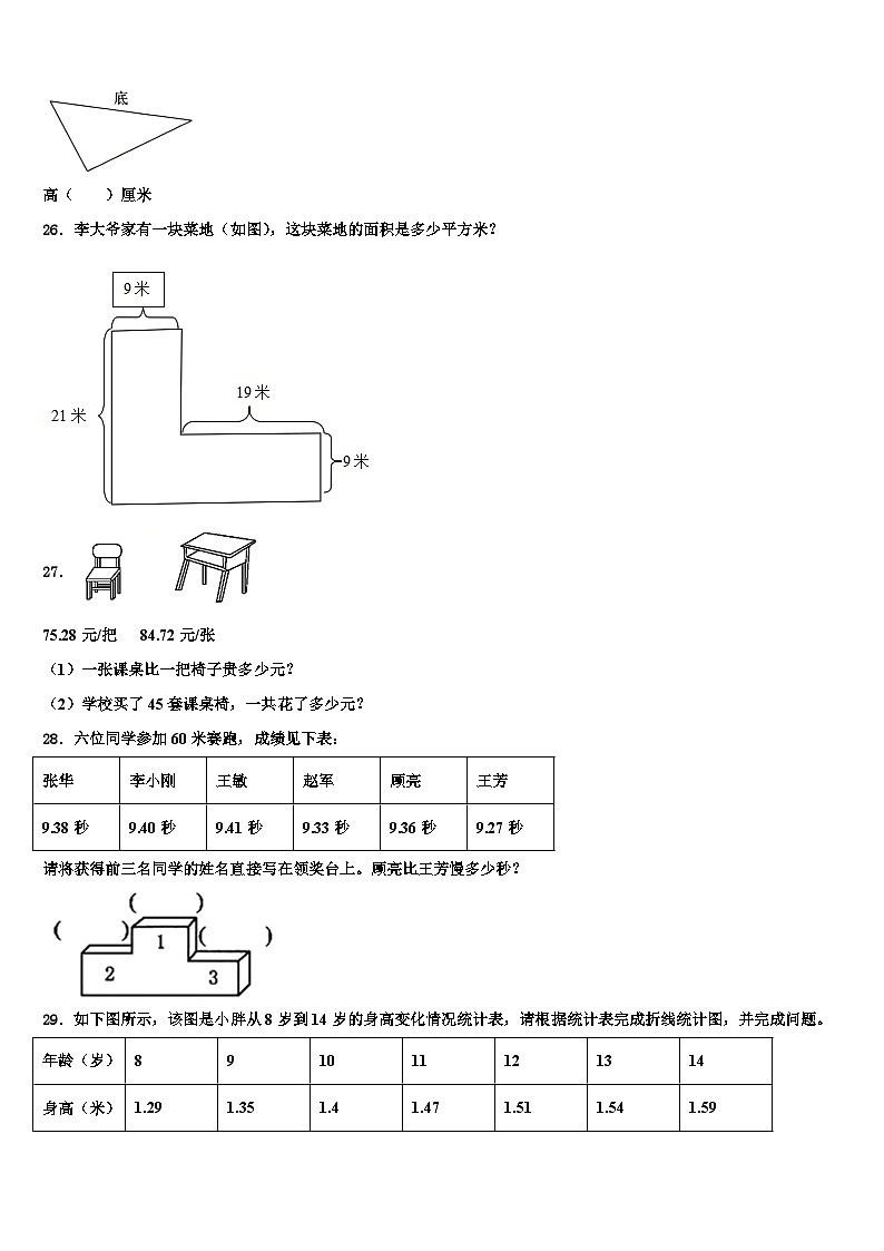 2022-2023学年徐州市丰县数学四年级第二学期期末经典试题含解析第3页