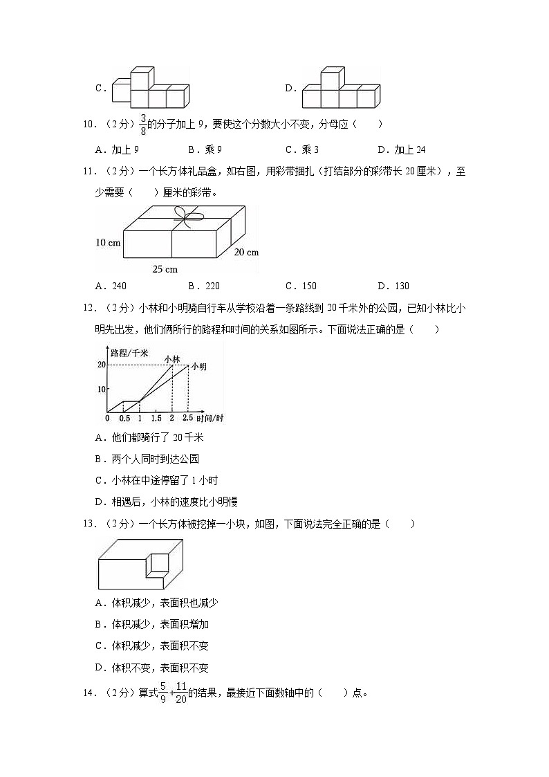 2021-2022学年福建省漳州市平和县五年级（下）期末数学试卷02