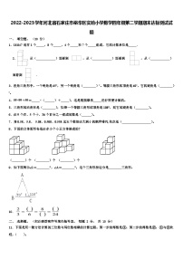 2022-2023学年河北省石家庄市裕华区实验小学数学四年级第二学期期末达标测试试题含解析