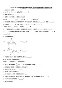 2022-2023学年河南省漯河市源汇区数学四下期末达标测试试题含解析