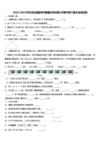 2022-2023学年湖北省随州市曾都区淅河镇小学数学四下期末监测试题含解析