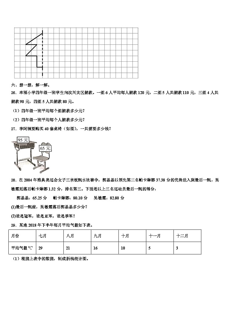 2022-2023学年湖南省郴州市启明学校数学四年级第二学期期末考试试题含解析第3页