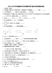 2022-2023学年湖南省长沙市检测数学四下期末达标检测模拟试题含解析