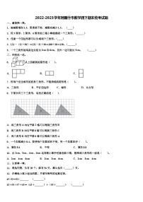 2022-2023学年阿图什市数学四下期末统考试题含解析