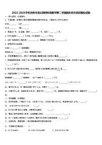 2022-2023学年百色市凌云县四年级数学第二学期期末综合测试模拟试题含解析