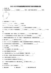 2022-2023学年福建省莆田市数学四下期末经典模拟试题含解析