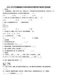 2022-2023学年福建省厦门市金林湾实验学校数学四下期末复习检测试题含解析