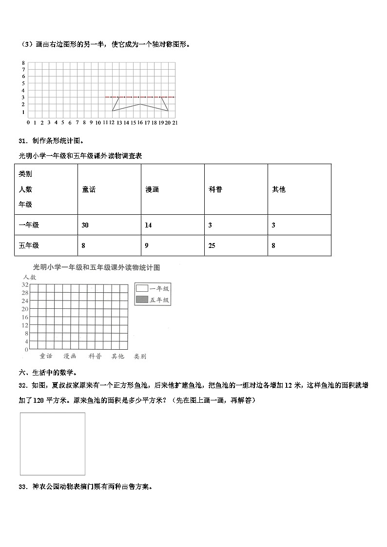 2022-2023学年福州市仓山区四年级数学第二学期期末统考试题含解析第3页