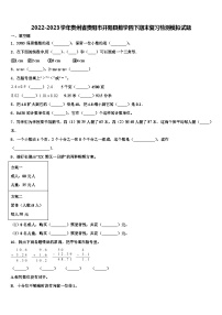 2022-2023学年贵州省贵阳市开阳县数学四下期末复习检测模拟试题含解析