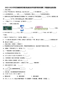 2022-2023学年甘肃张掖甘州区思源实验学校数学四年级第二学期期末监测试题含解析