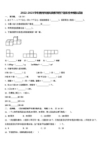 2022-2023学年黄冈市团风县数学四下期末统考模拟试题含解析