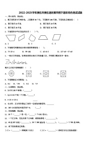 2022-2023学年黄石市黄石港区数学四下期末综合测试试题含解析