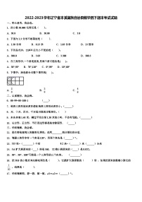 2022-2023学年辽宁省本溪满族自治县数学四下期末考试试题含解析