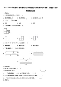 2022-2023学年黑龙江省绥化市安达市青肯泡乡中心校数学四年级第二学期期末达标检测模拟试题含解析