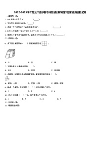 2022-2023学年黑龙江省伊春市汤旺河区数学四下期末监测模拟试题含解析