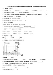 2023届三亚市白沙黎族自治县数学四年级第二学期期末经典模拟试题含解析