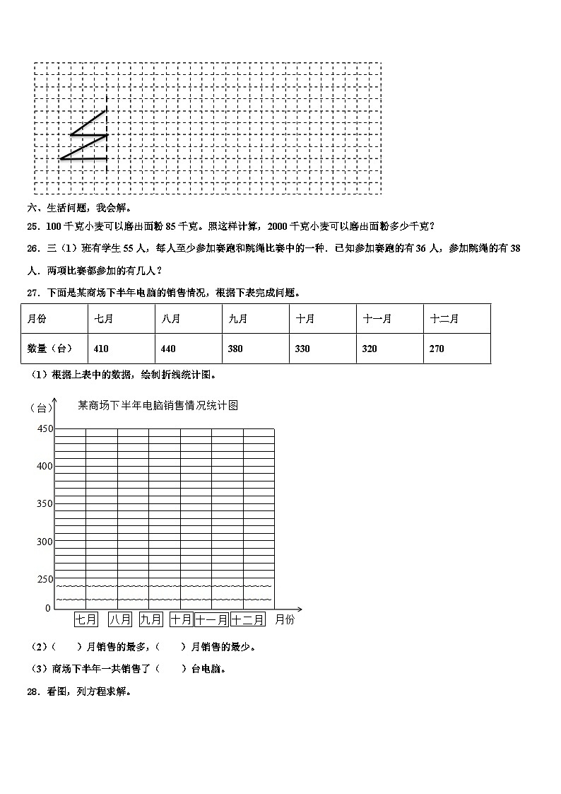 2023届交城县数学四下期末考试模拟试题含解析03