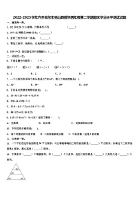 2022-2023学年齐齐哈尔市克山县数学四年级第二学期期末学业水平测试试题含解析