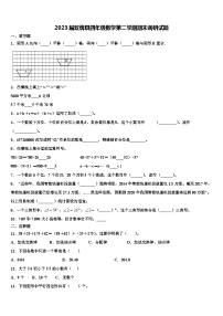 2023届双牌县四年级数学第二学期期末调研试题含解析