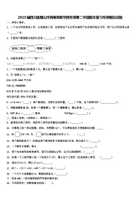 2023届四川省眉山市青神县数学四年级第二学期期末复习检测模拟试题含解析