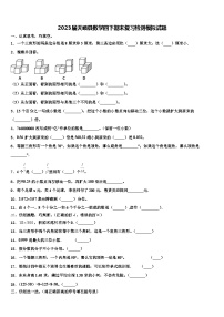 2023届天峨县数学四下期末复习检测模拟试题含解析