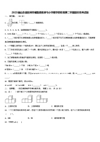 2023届山东省胶州市铺集镇张家屯小学数学四年级第二学期期末统考试题含解析