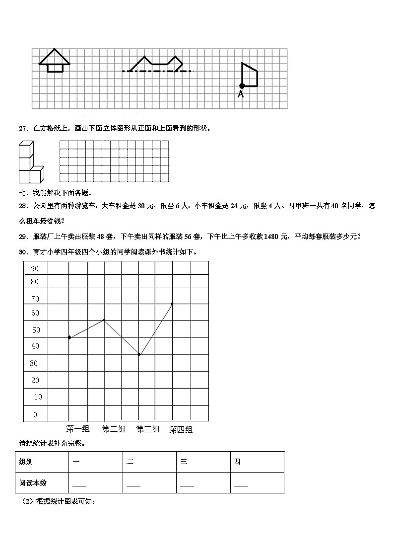 2023届广西百色市德保县数学四下期末联考模拟试题含解析第3页