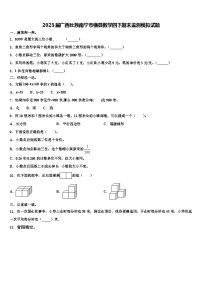 2023届广西壮族南宁市横县数学四下期末监测模拟试题含解析