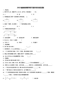 2023届彝良县数学四下期末综合测试试题含解析