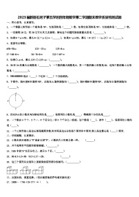 2023届新疆石河子第五学区四年级数学第二学期期末教学质量检测试题含解析