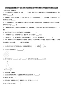 2023届新疆维吾尔乌鲁木齐市沙依巴克区数学四年级第二学期期末经典模拟试题含解析