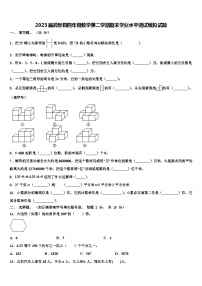 2023届武陟县四年级数学第二学期期末学业水平测试模拟试题含解析