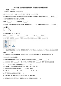 2023届江安县四年级数学第二学期期末统考模拟试题含解析