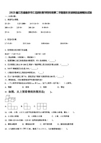 2023届江苏省南京市江北新区数学四年级第二学期期末质量跟踪监视模拟试题含解析