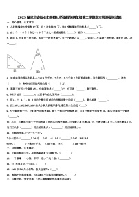 2023届河北省衡水市景县杜桥镇数学四年级第二学期期末检测模拟试题含解析