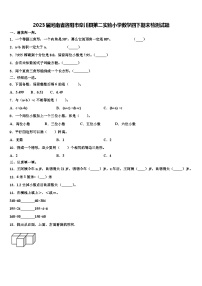 2023届河南省洛阳市栾川县第二实验小学数学四下期末检测试题含解析