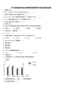 2023届河南省平顶山市郏县四乡镇数学四下期末达标测试试题含解析