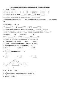 2023届河南省郑州市登封市数学四年级第二学期期末监测试题含解析