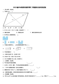 2023届泸水县四年级数学第二学期期末达标检测试题含解析