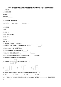 2023届湖南省湘西土家族苗族自治州花垣县数学四下期末检测模拟试题含解析