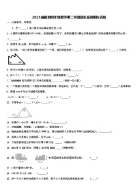 2023届献县四年级数学第二学期期末监测模拟试题含解析