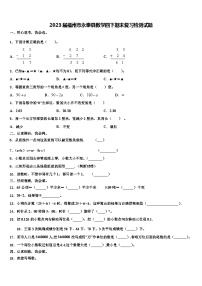 2023届福州市永泰县数学四下期末复习检测试题含解析