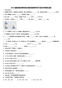 2023届西双版纳傣族自治州勐海县数学四下期末统考模拟试题含解析